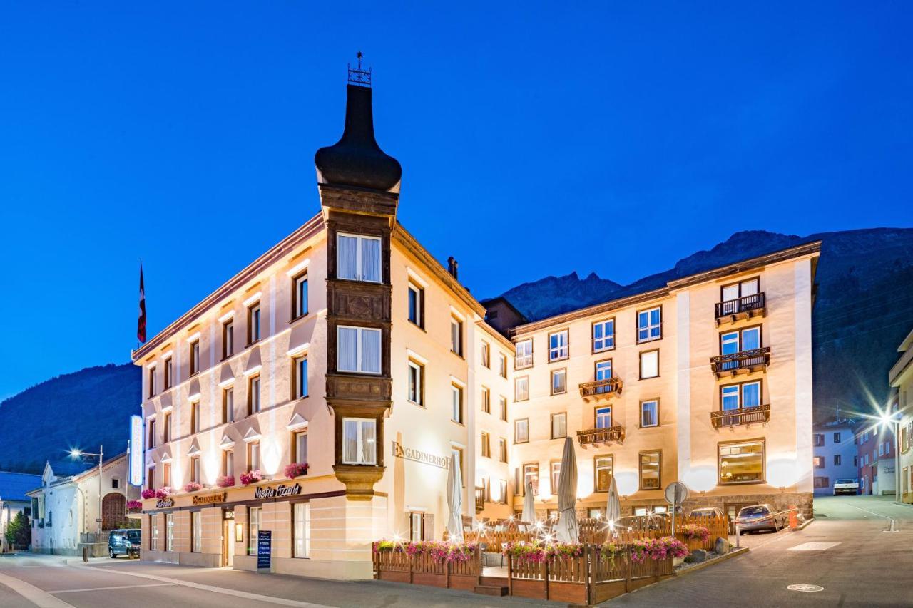 Hotel Engadinerhof 蓬特雷西纳 外观 照片