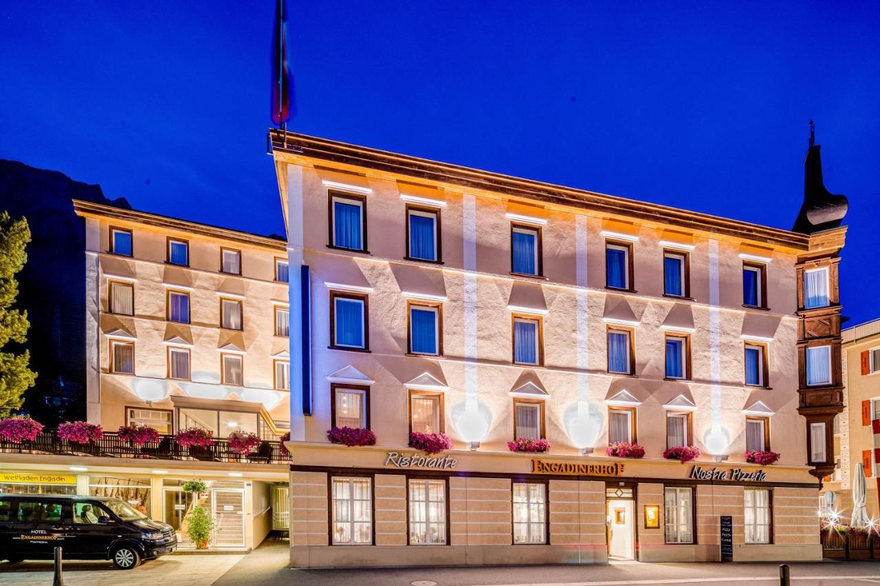 Hotel Engadinerhof 蓬特雷西纳 外观 照片